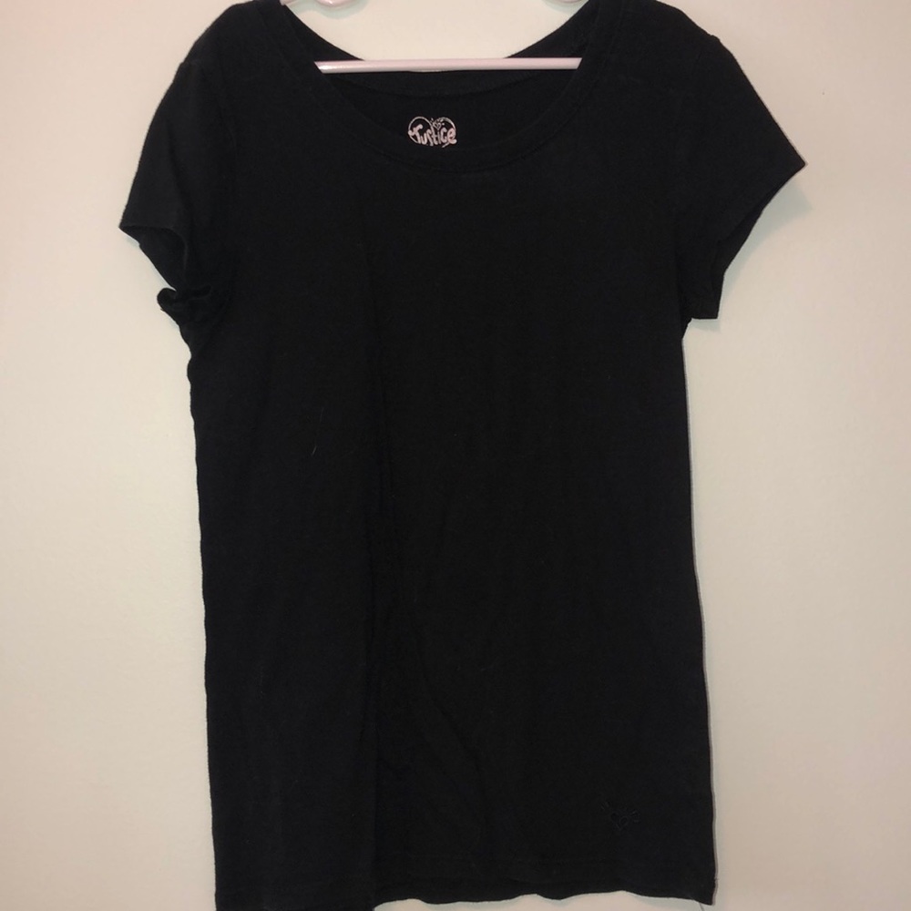 black justice shirt